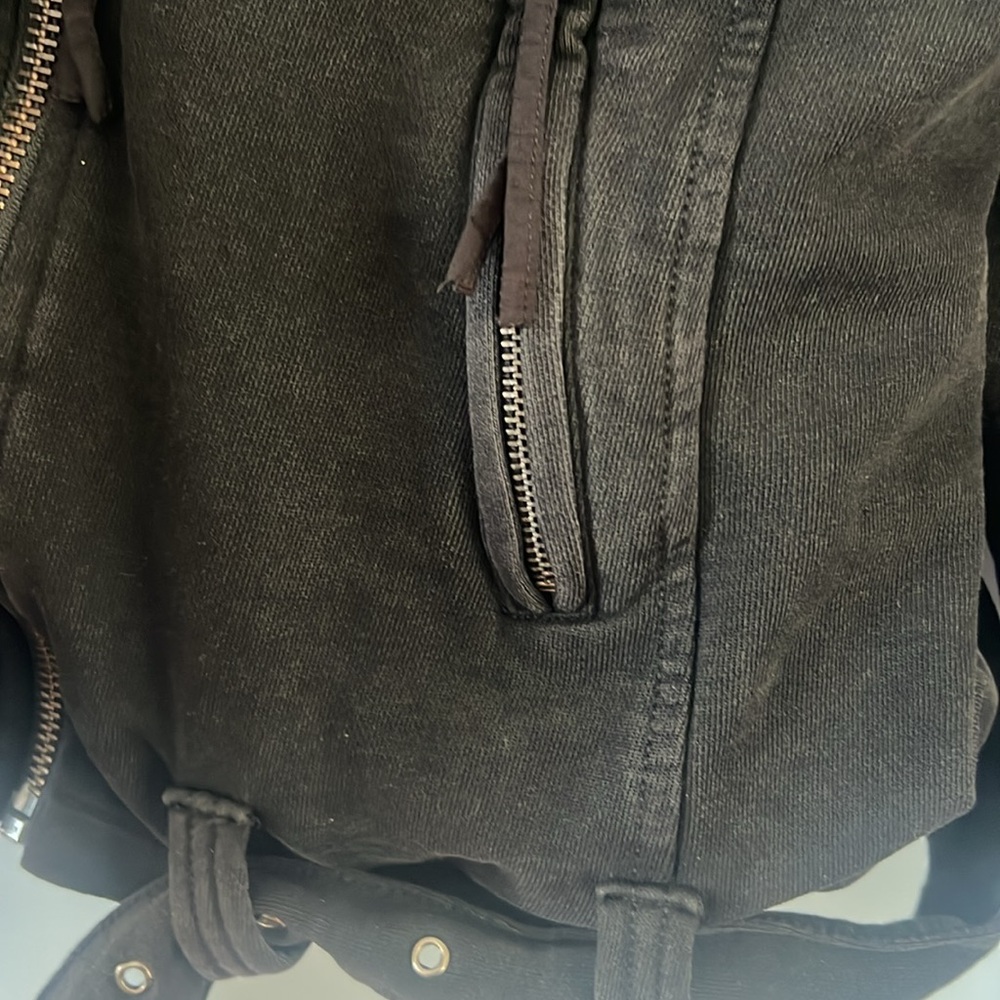 Free People Sweatshirt Bomber Jacket - Picture 4 of 6